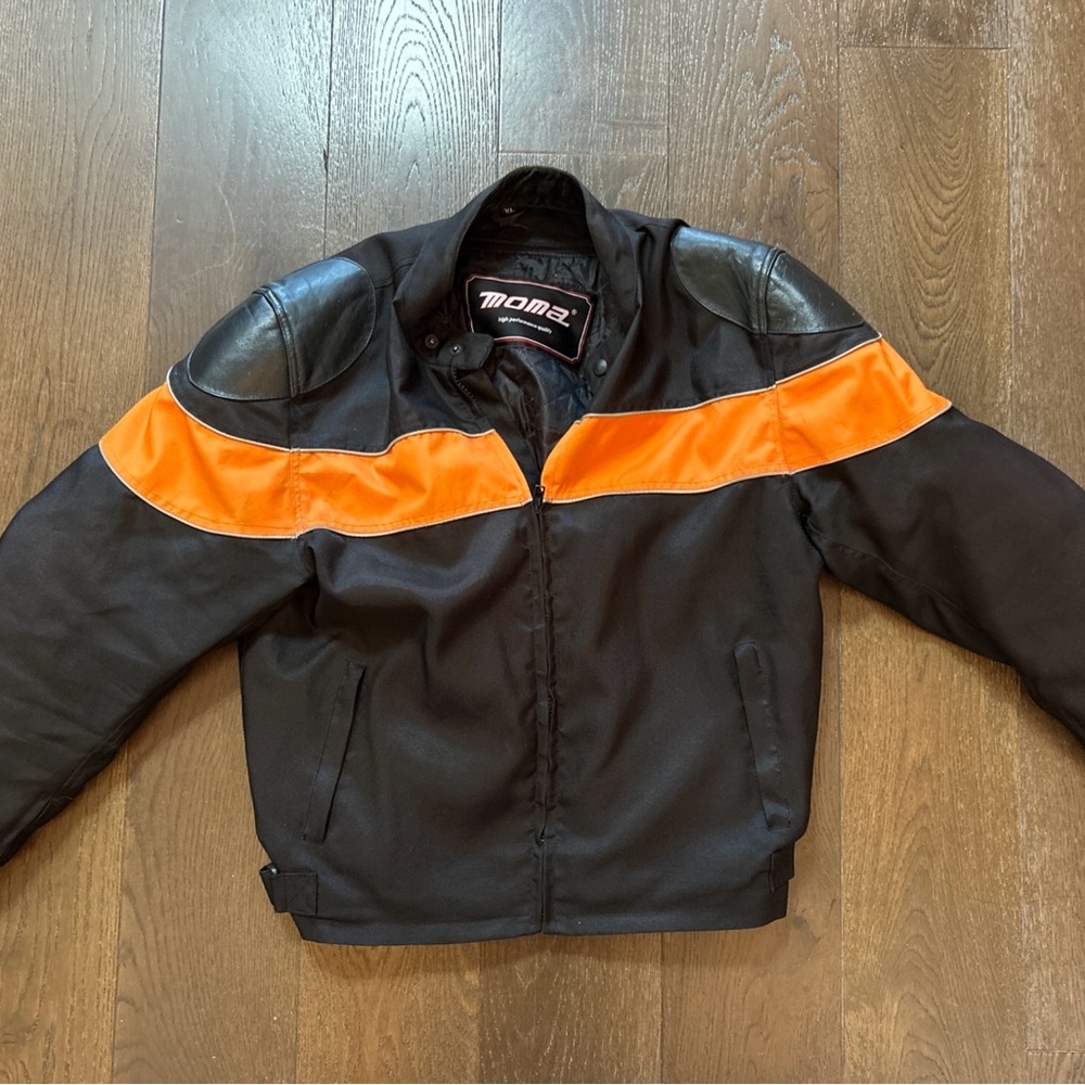 Moma Motorcycle Jacket Full zip Elbow And Shoulder Pads XL